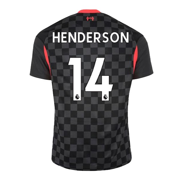 Camiseta Liverpool NO.14 Henderson 3ª 2020 2021 Negro